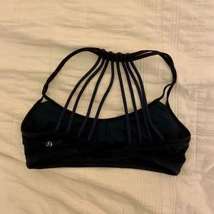 Lulu Lemon Navy Camo Free to be Wild Bra